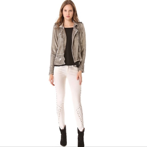 IRO Hawkins Eyelet Skinny Jeans Size 26 - Picture 15 of 15